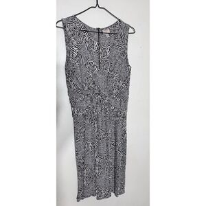 Banana Republic Brown White Issa London Collection Sleeveless Dress Wmn Size 8